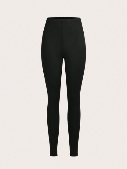 3 Set Casual Knit Slim Fit Legging Skinny Long Pants For Women
