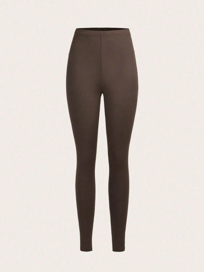 3 Set Casual Knit Slim Fit Legging Skinny Long Pants For Women