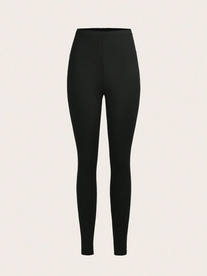 3 Set Casual Knit Slim Fit Legging Skinny Long Pants For Women