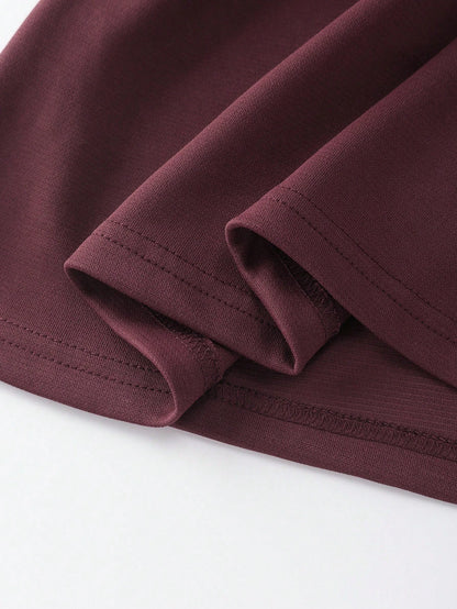 Women's Basic High Collar Cinched Waist Zip-Up Casual Two Pieces Set