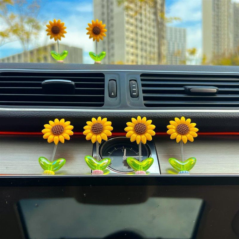 Sunflower Car Ornaments