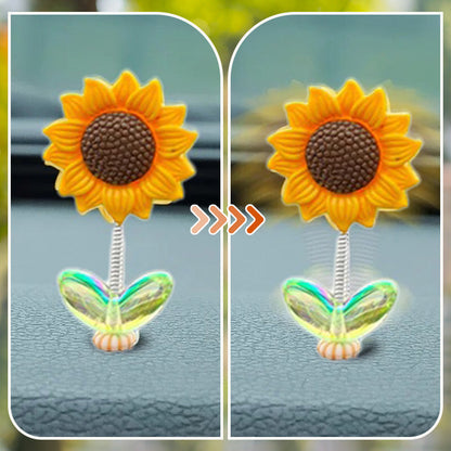 Sunflower Car Ornaments
